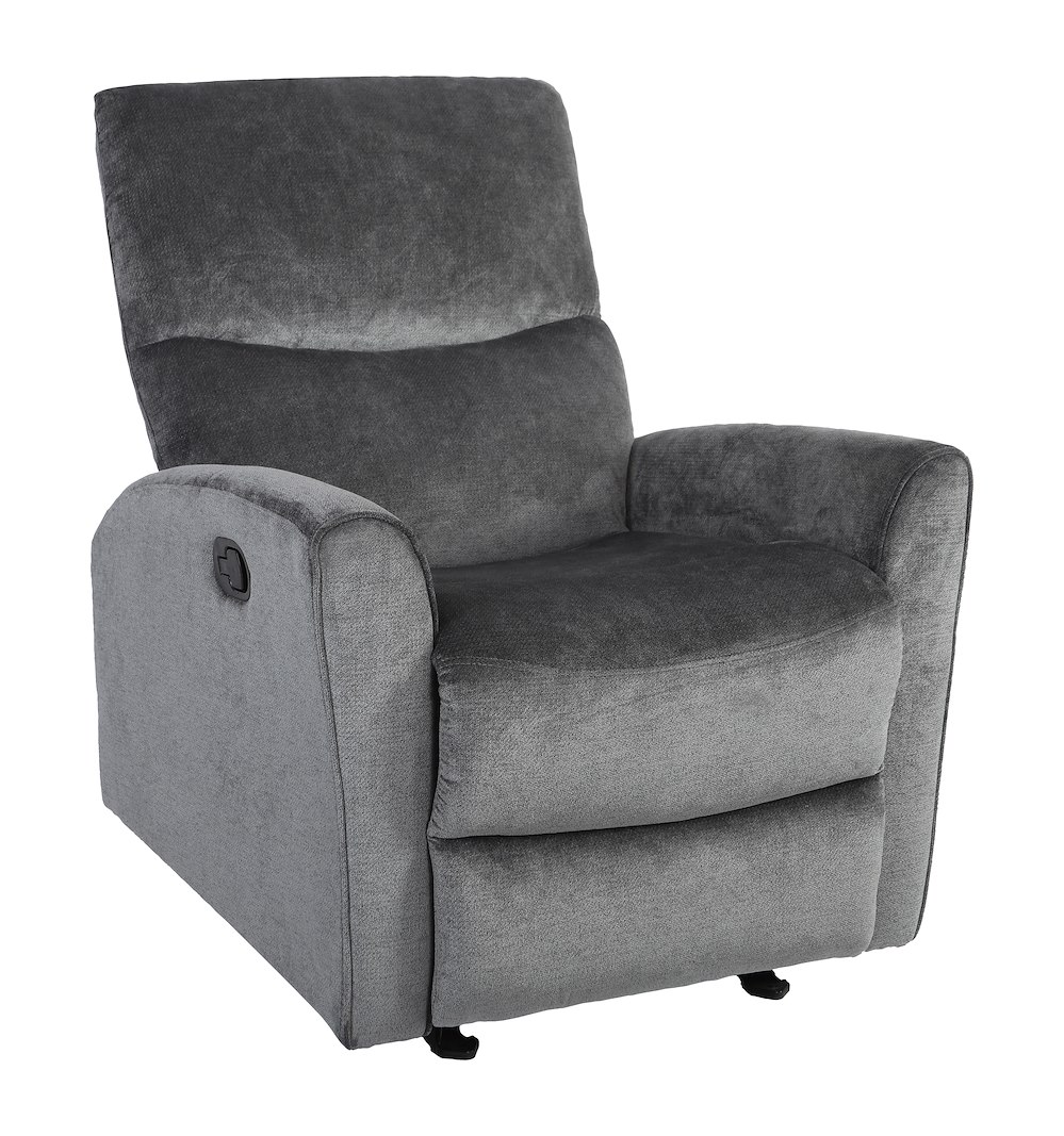 Boston Recliner Stoff Slowly Mørk Grå