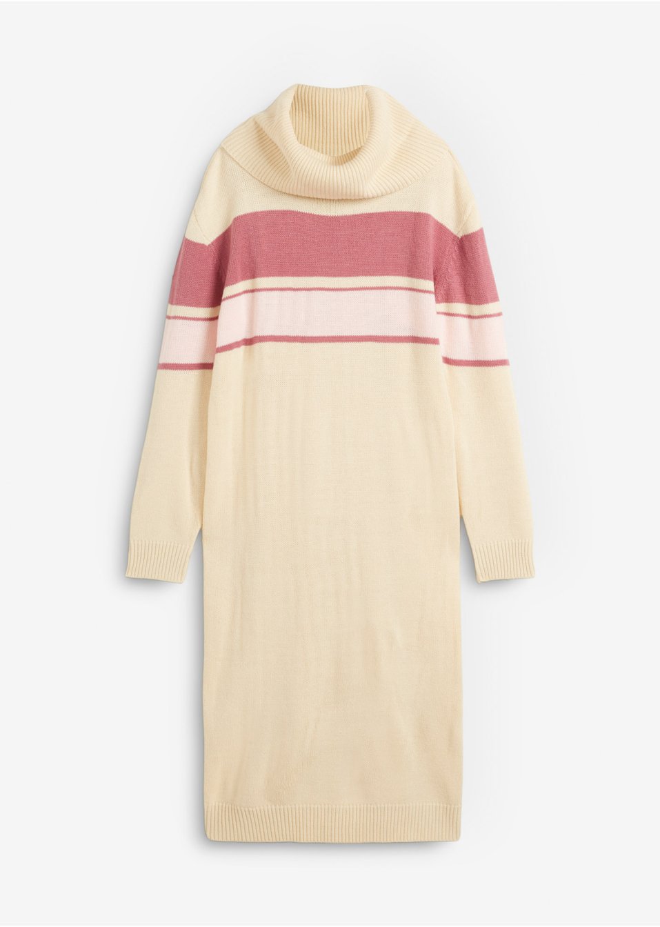 Robe en maille de coupe confortable, longueur genou