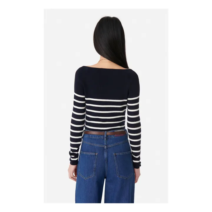 Vanessa Bruno Pull Carla Laine Mérinos | Bleu marine