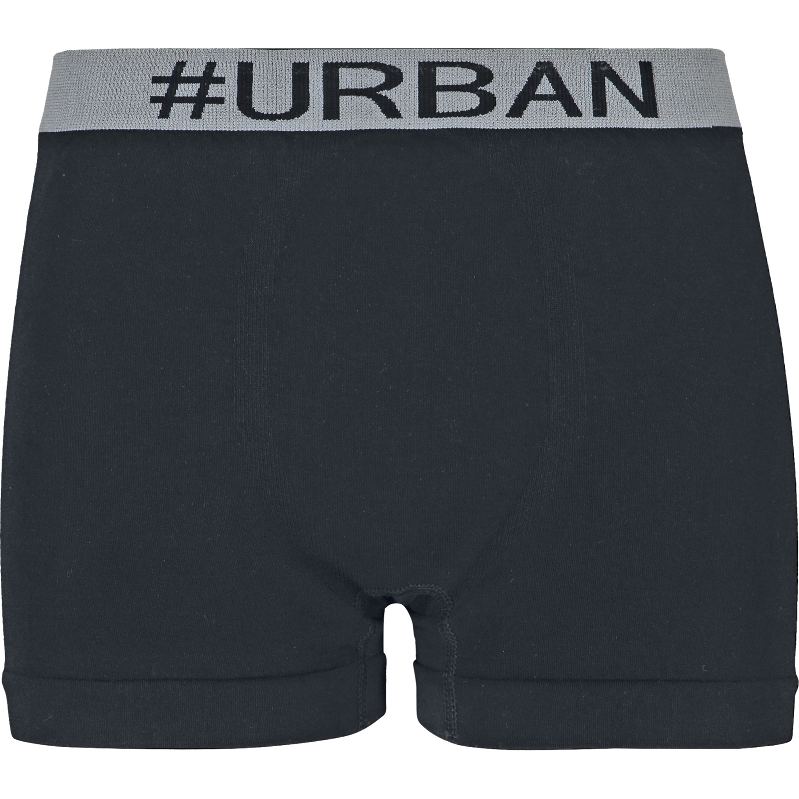 Knaben-Boxershort Seamless, 2 Stück schwarz