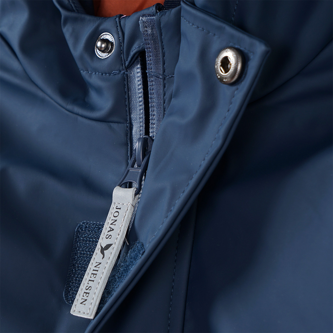 Jonas Nielsen Kinder Regenjacke mit Beschichtung dunkelblau