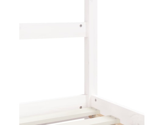 VIDAXL - Lit enfant Cadre de lit pour enfants blanc 90x200 cm bois de pin massif