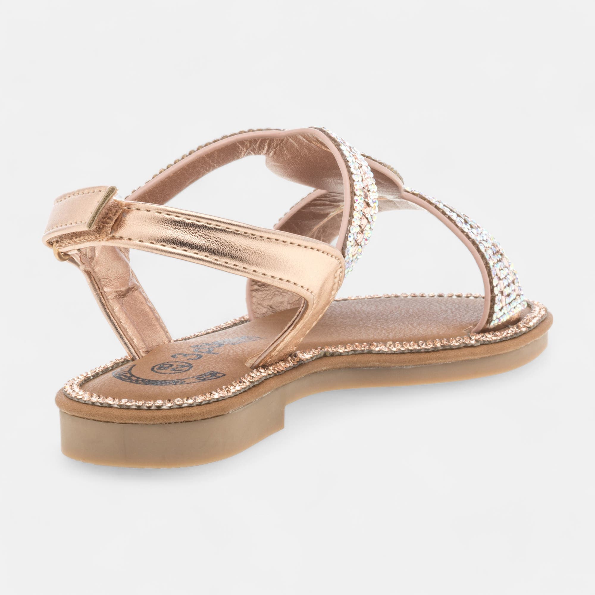 Nu-pieds Fille rose