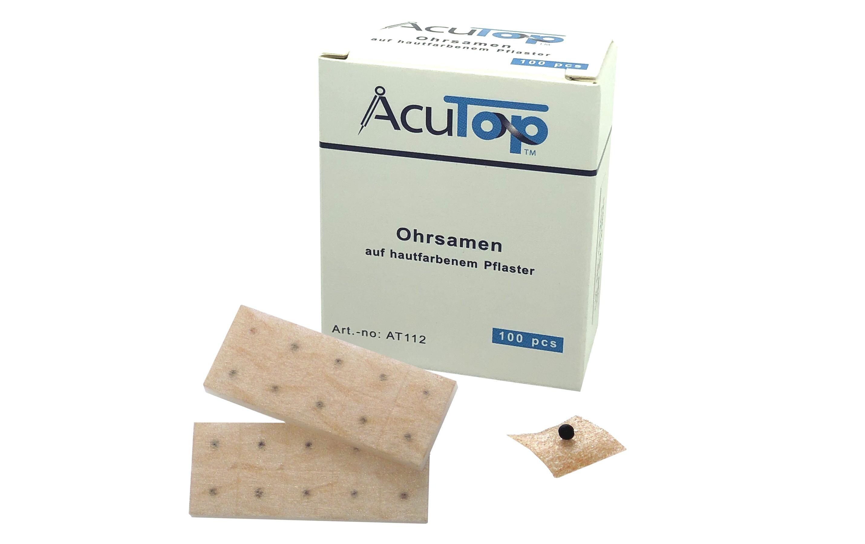 Ohrsamen Box à 100 StückOhrsamen mit Pflaster