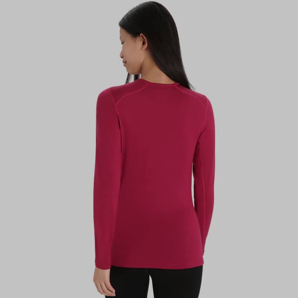 T-shirt thermique ICEBREAKER 260 TECH LS CREWE CHERRY