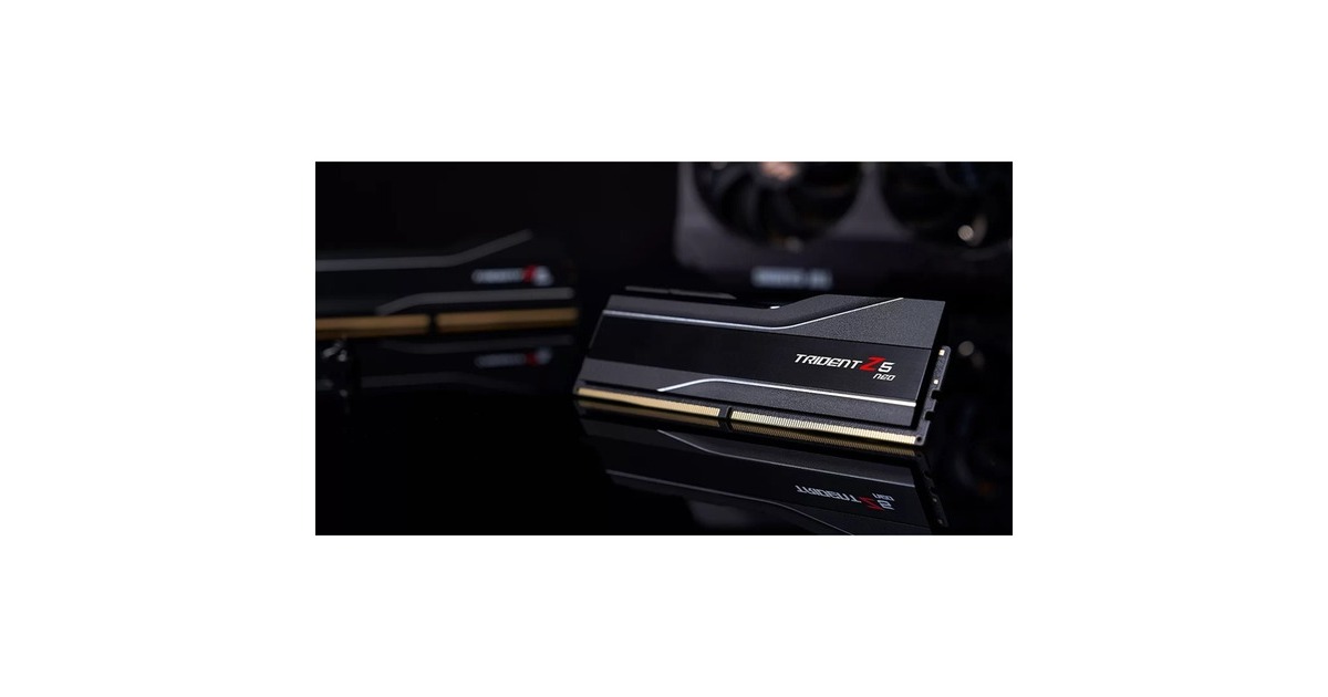 G.Skill64 GB DDR5-6000 Kit werkgeheugen  (Zwart, F5-6000J3238G32GX2-TZ5N, Trident Z5 NEO, AMD EXPO)
