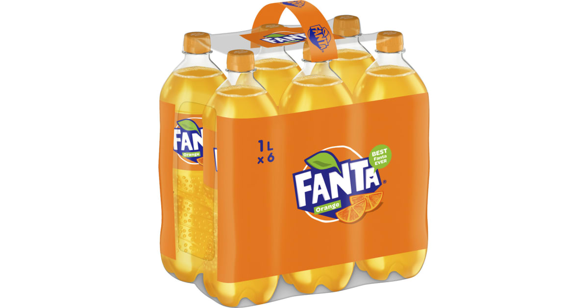 Fanta  Orange Tray 6x 1,0 Liter (Einweg)