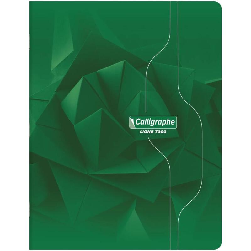 Cahier piqué 7000 17x22 cm 192 pages grands carreaux 70 g - Assortis