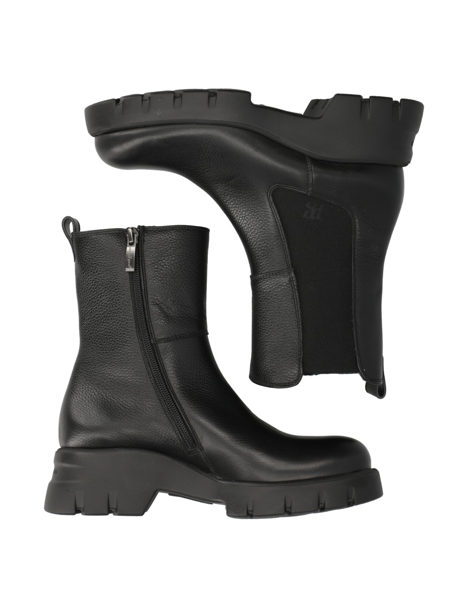 Glattleder Chelsea Boot