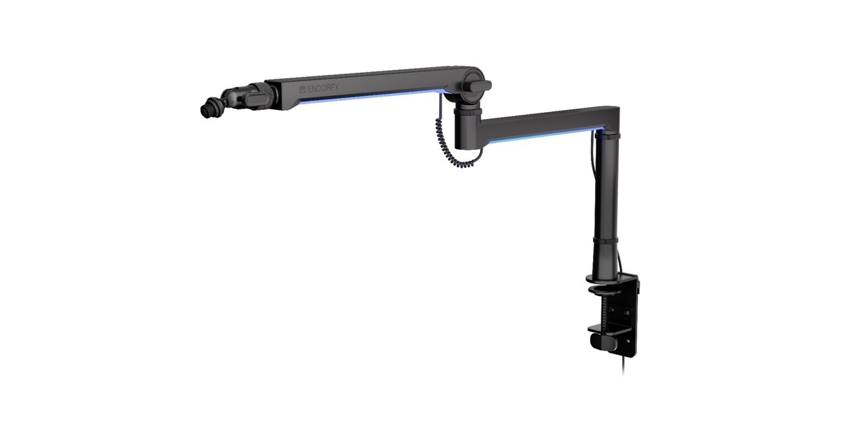ENDORFYBroadcast Low Profile RGB Boom Arm houder  (Zwart)