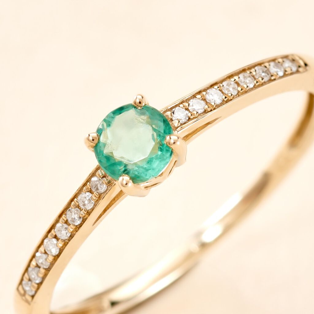Bague Hardy Or Jaune Emeraude Diamant