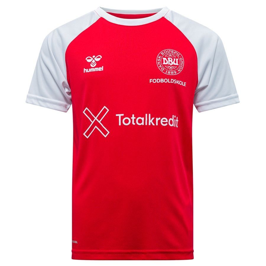 Hummel DBU Fodboldskole Deltager T-Shirt 2024 - Rouge