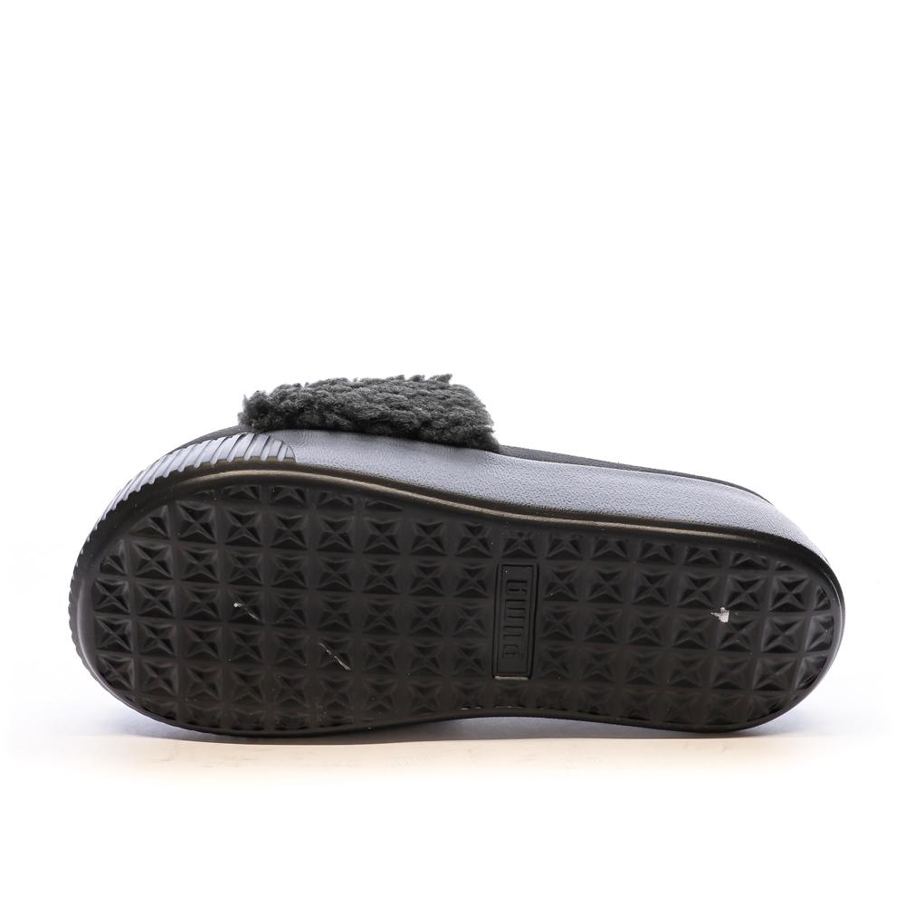 Puma Claquettes Noires/Roses Femme Puma Marshmal