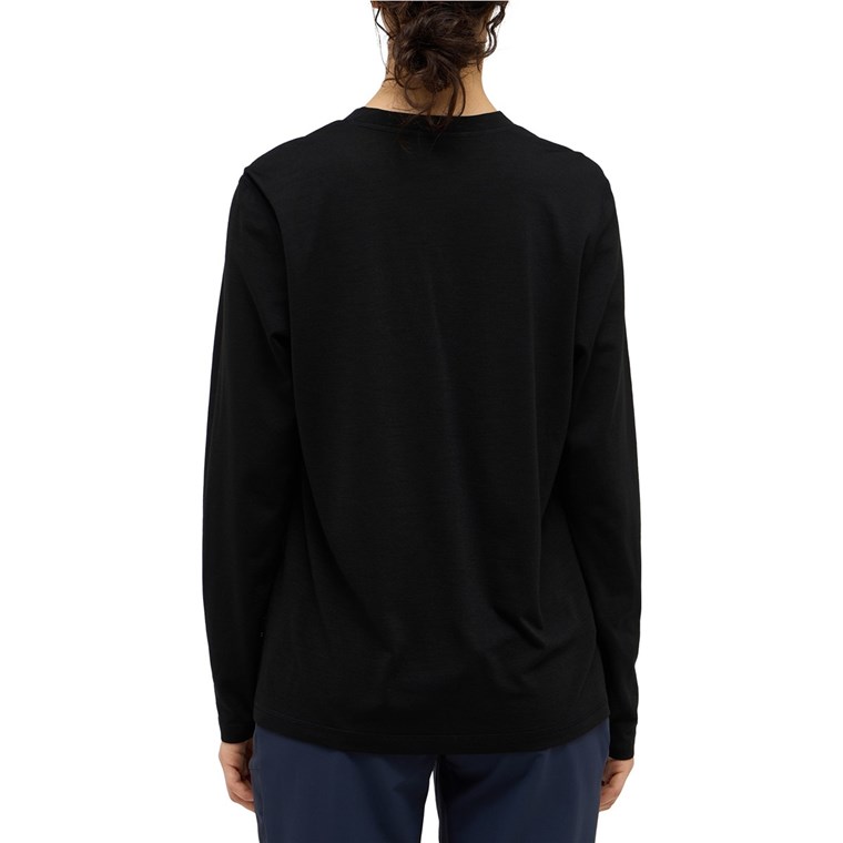 Haglöfs Kaise Wool LS Tee Women True Black