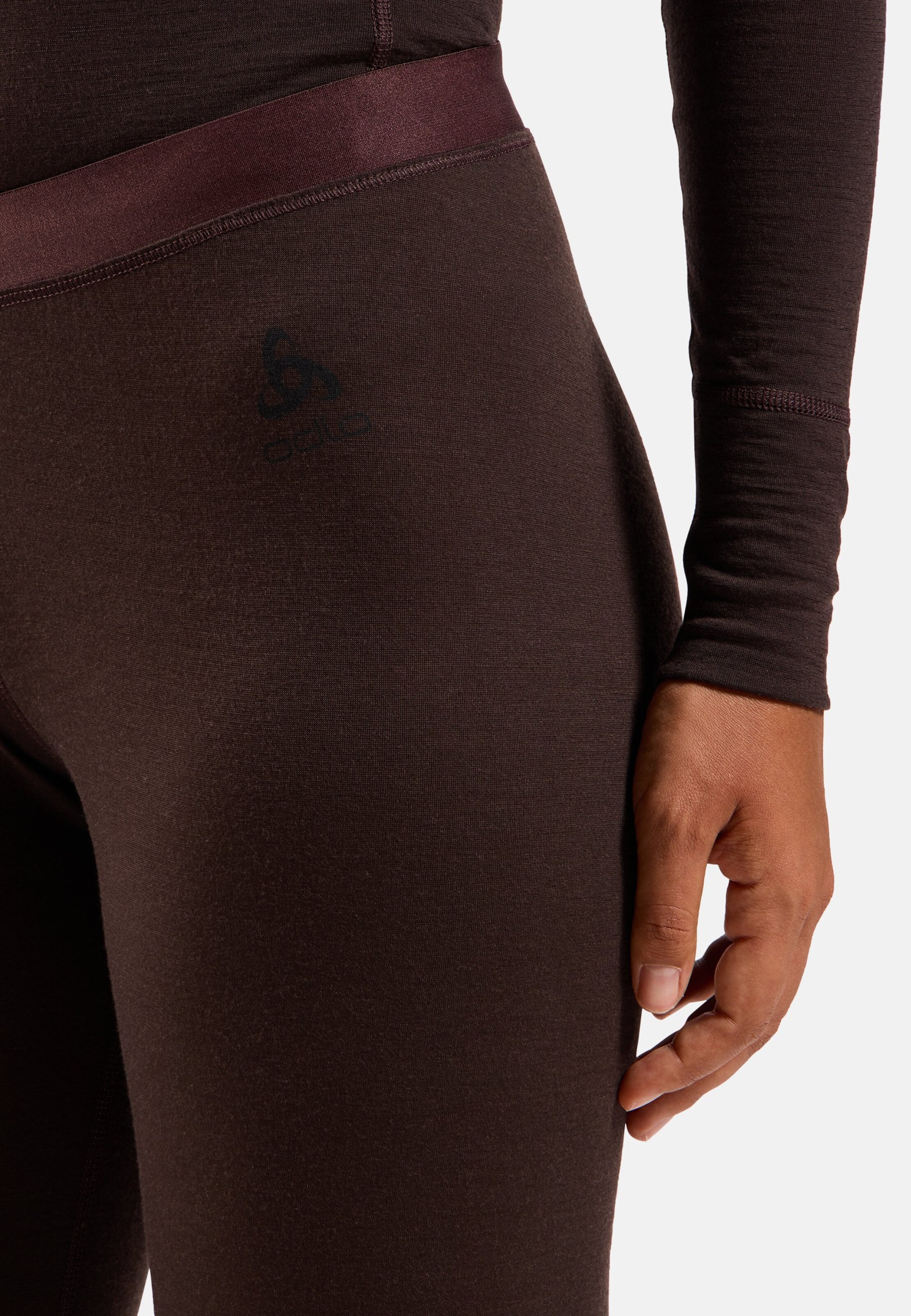 Natural Merino 160 Base Layer Tights in fudge