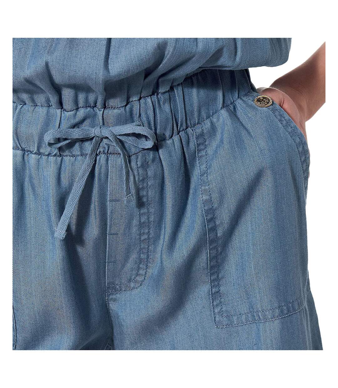 Combishort Bleu Femme Kaporal Perle