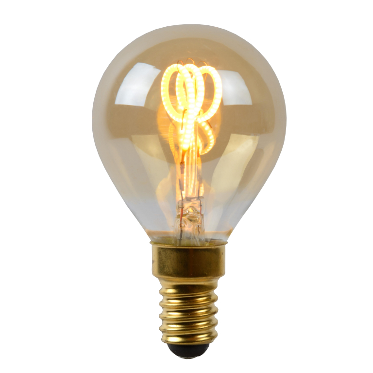 Lucide P45 LED lichtbron E14 3W 2200K amber dimbaar