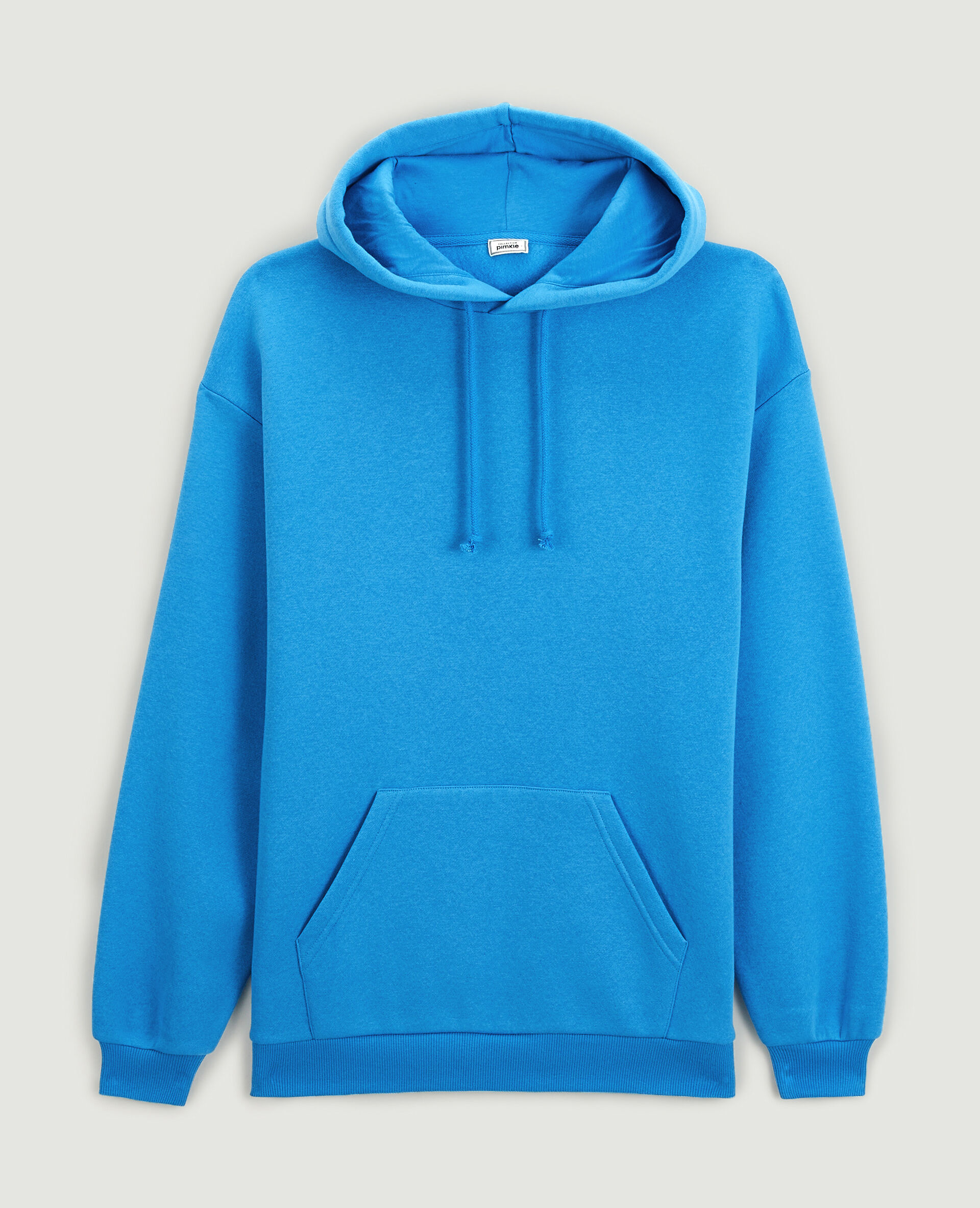 Sweat capuche oversize - Bleu
