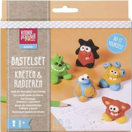 Knorr Prandell Bastelset Kneten & Radieren, Monster