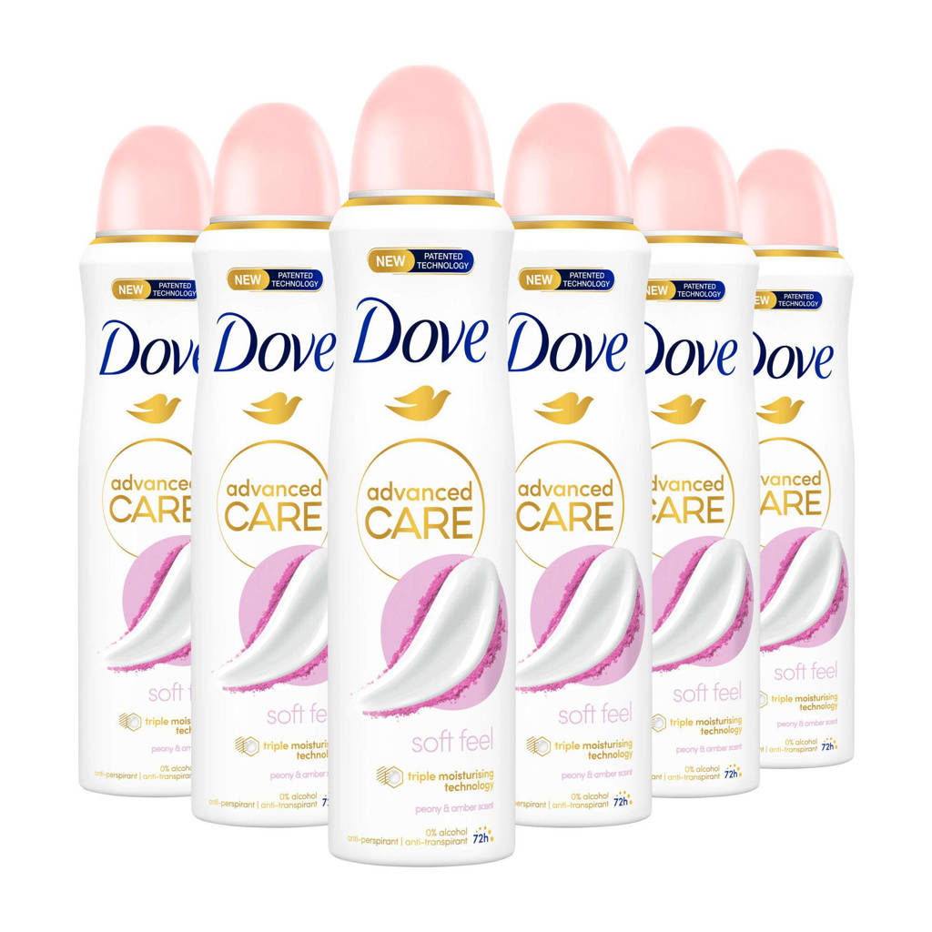 Ik vind het echt een top artikel, fijne deo met heerlijke geurSoft Feel anti-transpirant deodorant spray - 6 x 150 ml