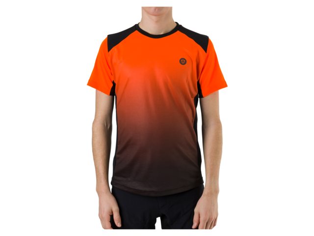 AGU Kortærmet MTB Jersey Sort/Orange