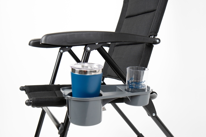 Seitentisch für Campingstuhl - Anthrazit