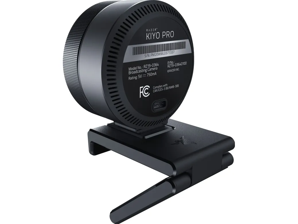 Razer | Kiyo Pro - Webcam - Farve - 2,1 MP - 1920 x 1080 - Audio - USB 3.0 - H.264