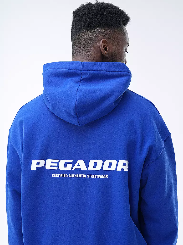 PEGADOR Kapuzensweater - Hoodie Oversized Fit blau