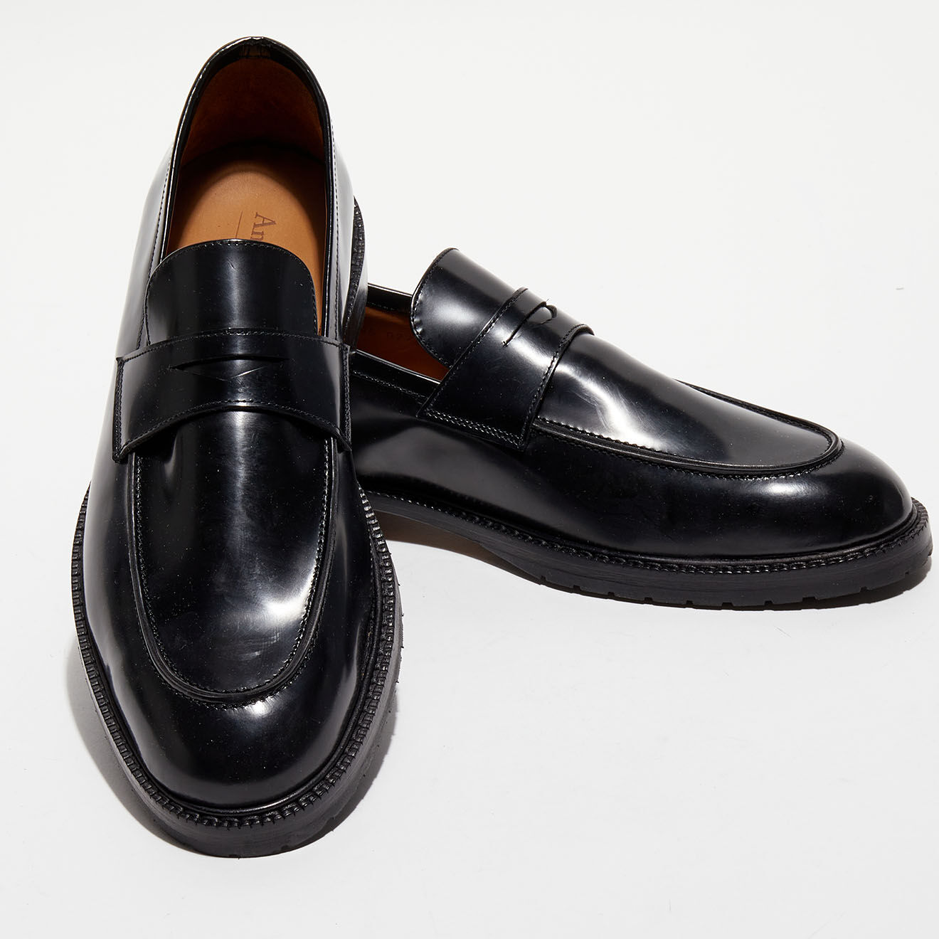 Anthology Mocassins en Cuir noirs