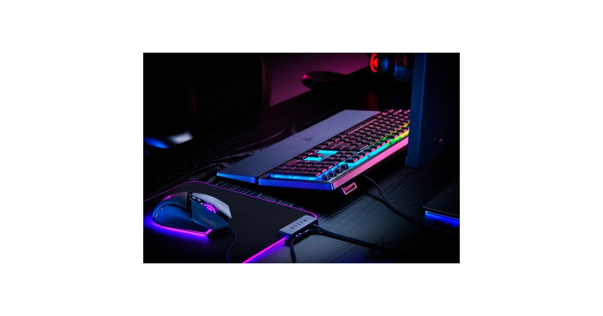 RazerOrnata V3 Low Profile, gaming toetsenbord  (Zwart, US lay-out, Razer Hybrid-Mecha-Membrane, RGB leds, ABS)