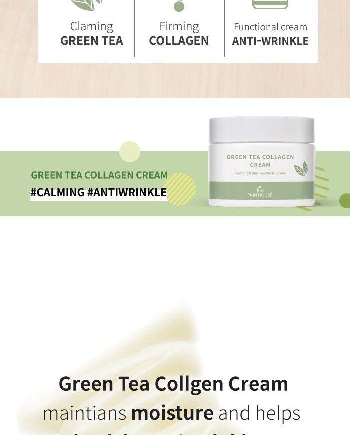 the SKIN HOUSE - Groene thee collageencrème