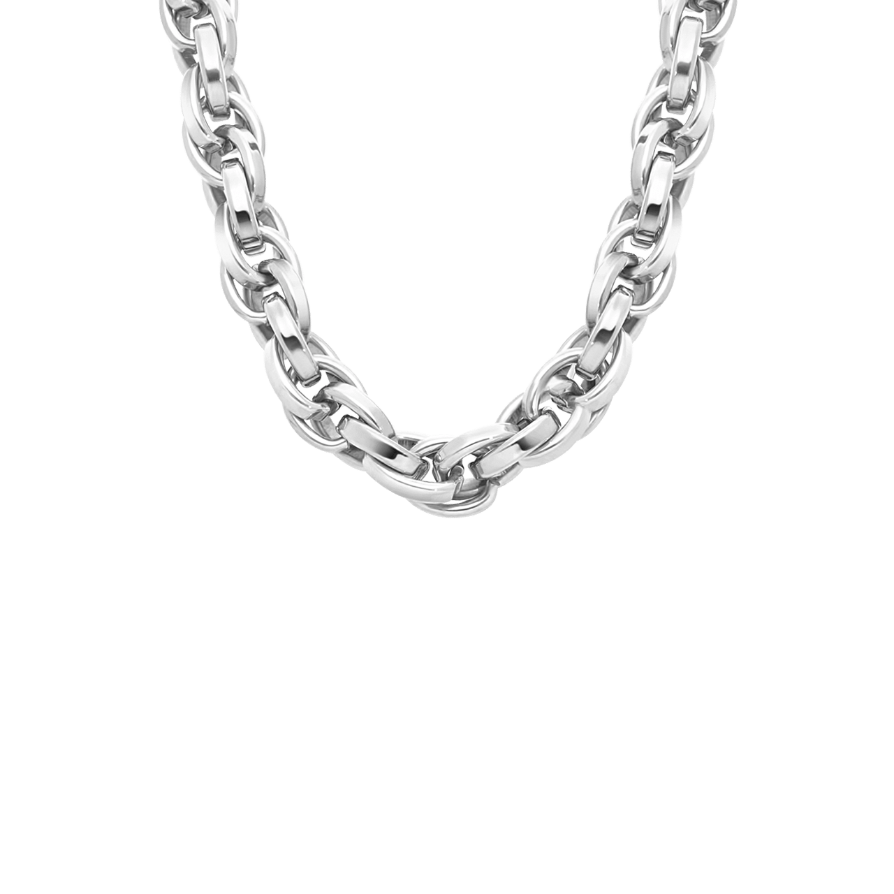 Gerecycled stalen ketting lilou