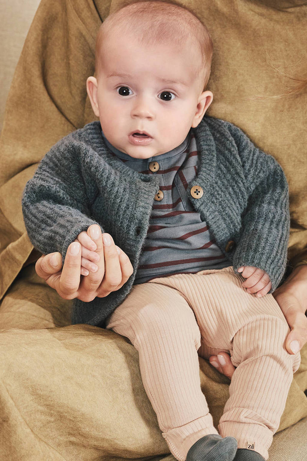 Z8 newborn baby broek Pepper beige