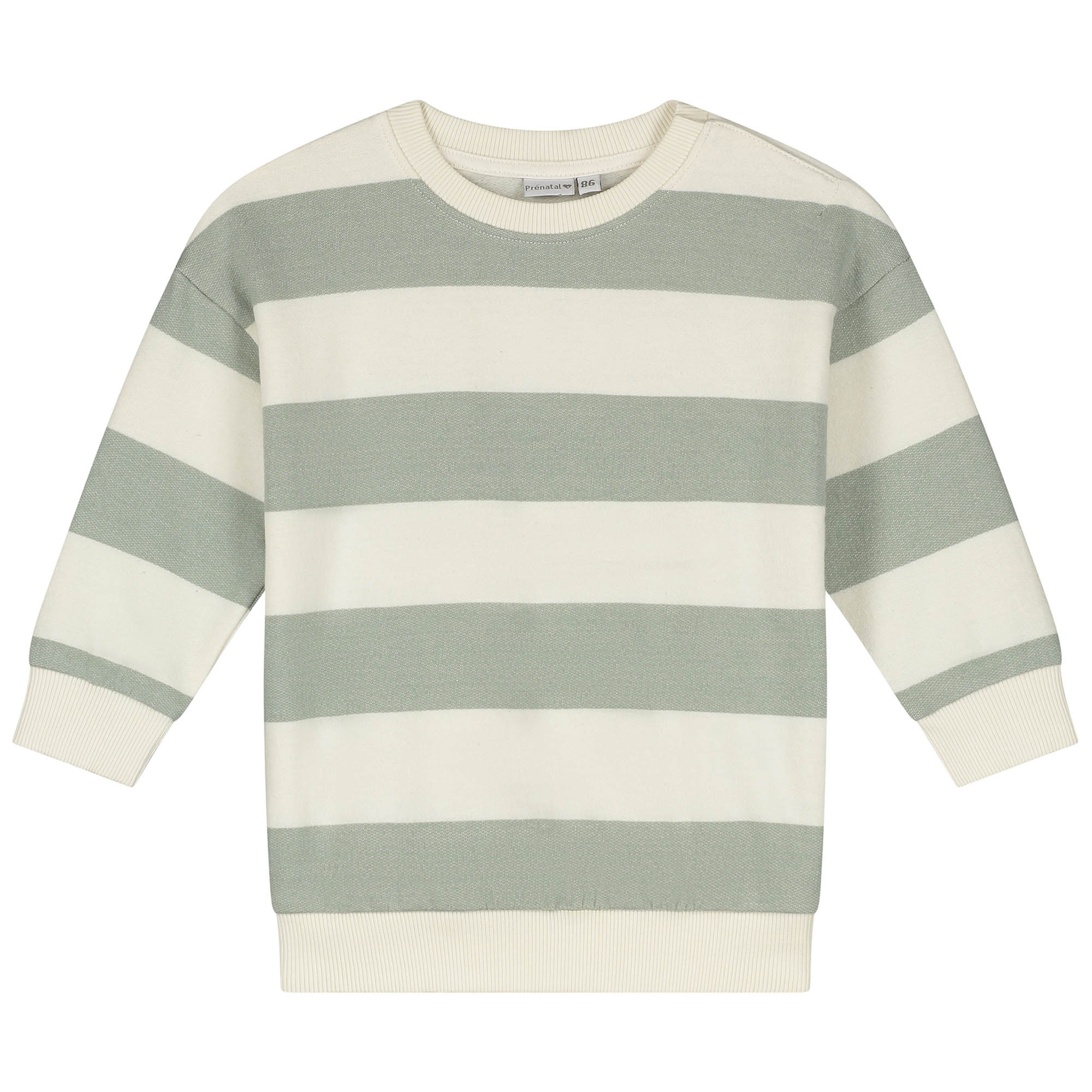 Prénatal baby sweater lange mouwen strepen multi