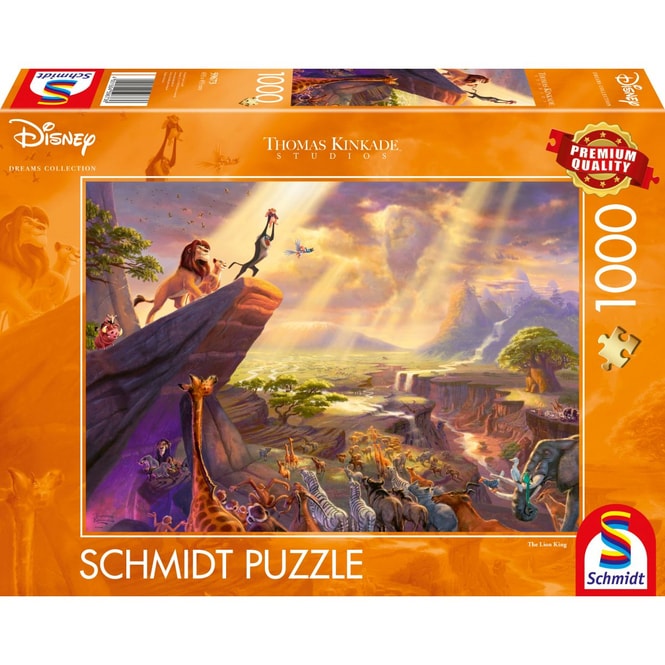 Disney - König der Löwen - Puzzle - Thomas Kinkade - 1000 Teile