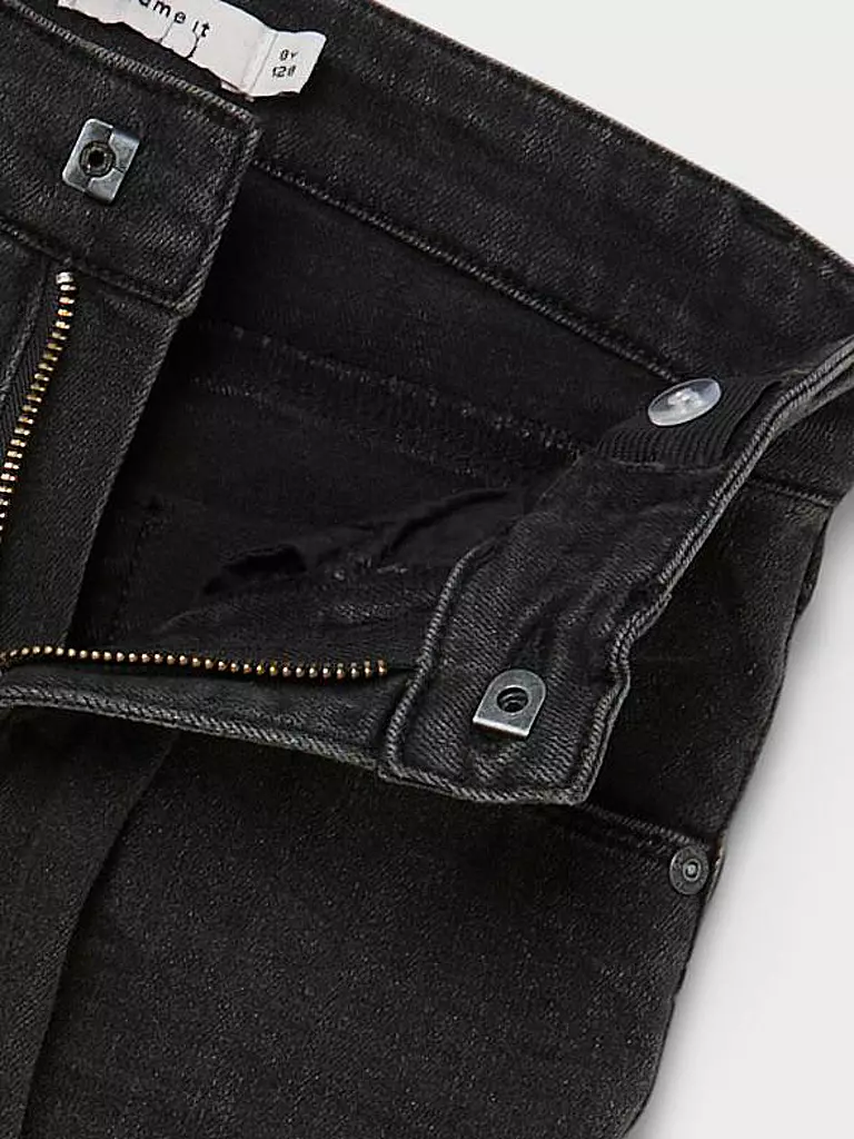 NAME IT Mädchen Jeans Wide Leg NKFBELLA  schwarz