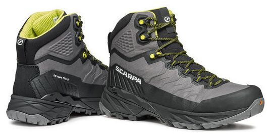 Chaussures de Randonnée Scarpa Rush Trek LT Gore-Tex Gris/Jaune