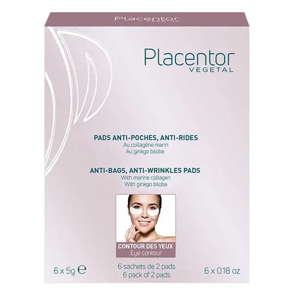 Placentor Pads Yeux Anti-Poches Anti-Rides boite de 6