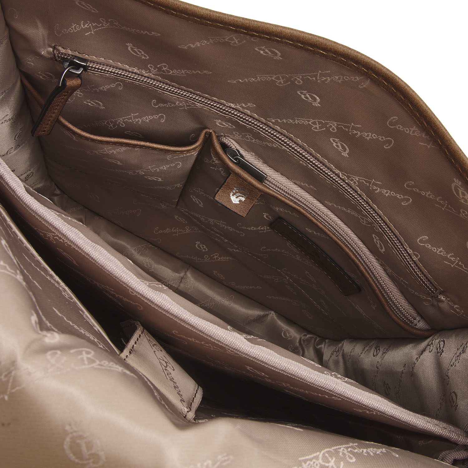 Castelijn & Beerens Carisma Laptop Rugzak 15,6 inch RFID Cognac