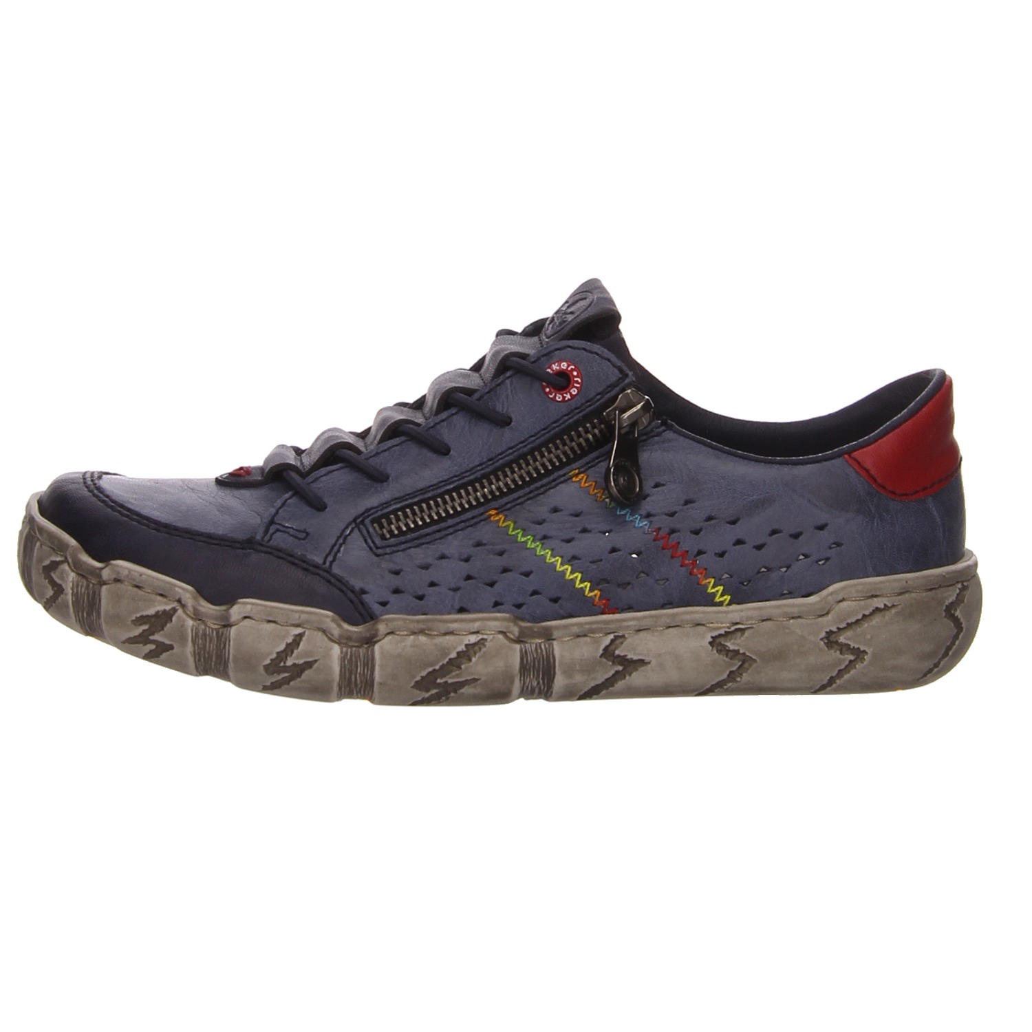 Rieker Schnürschuhe blau blau