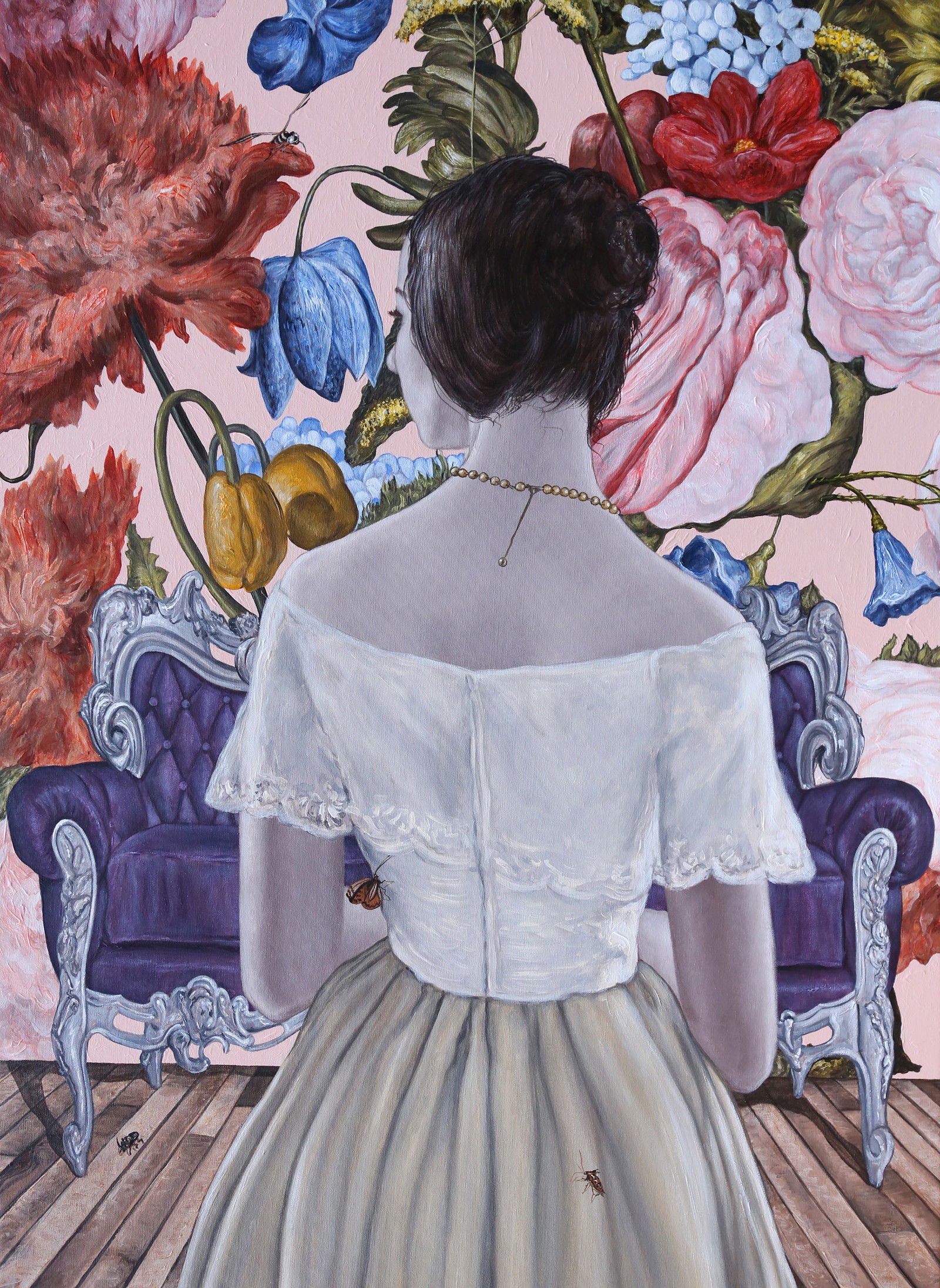Floral Decoration by Carlos Gamez De Francisco - Limited Edition. Edition of: 150. Signed.