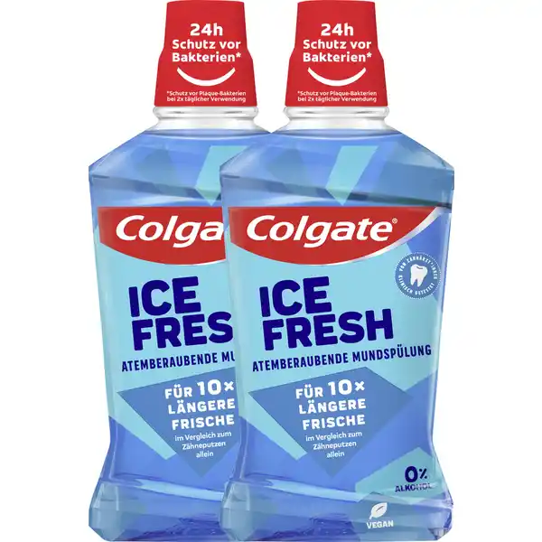 Ice Fresh atemberaubende Mundspülung Doppelpack