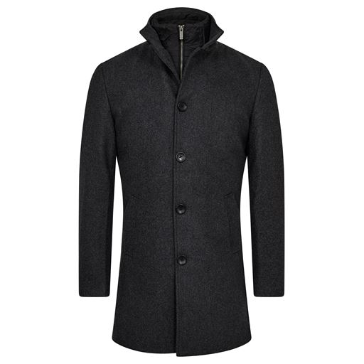 Bruun & Stengade Ontario Frakke, Dark Grey, L