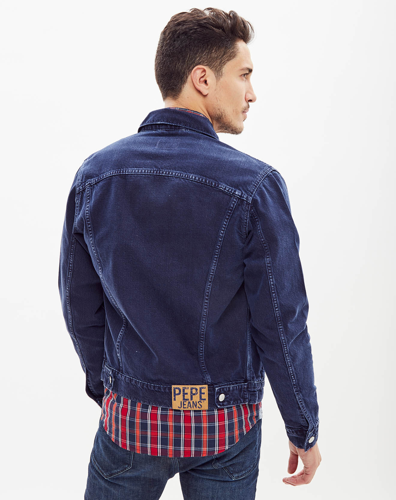 Pepe Jeans Veste en Jean courte bleue