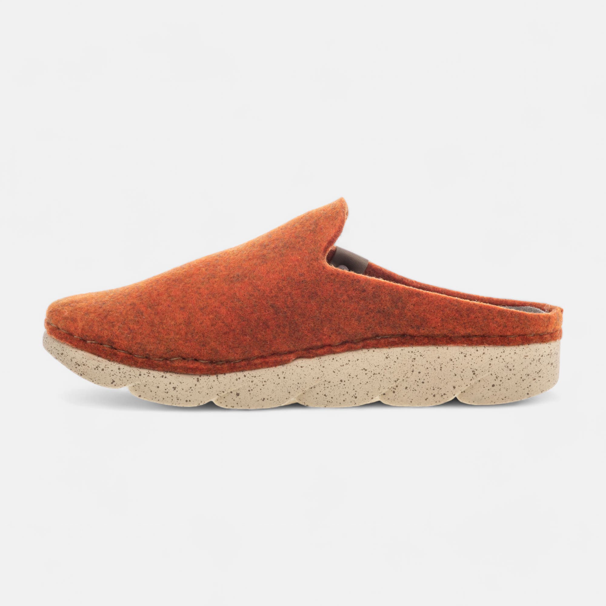 Pantoufles mules Femme orange