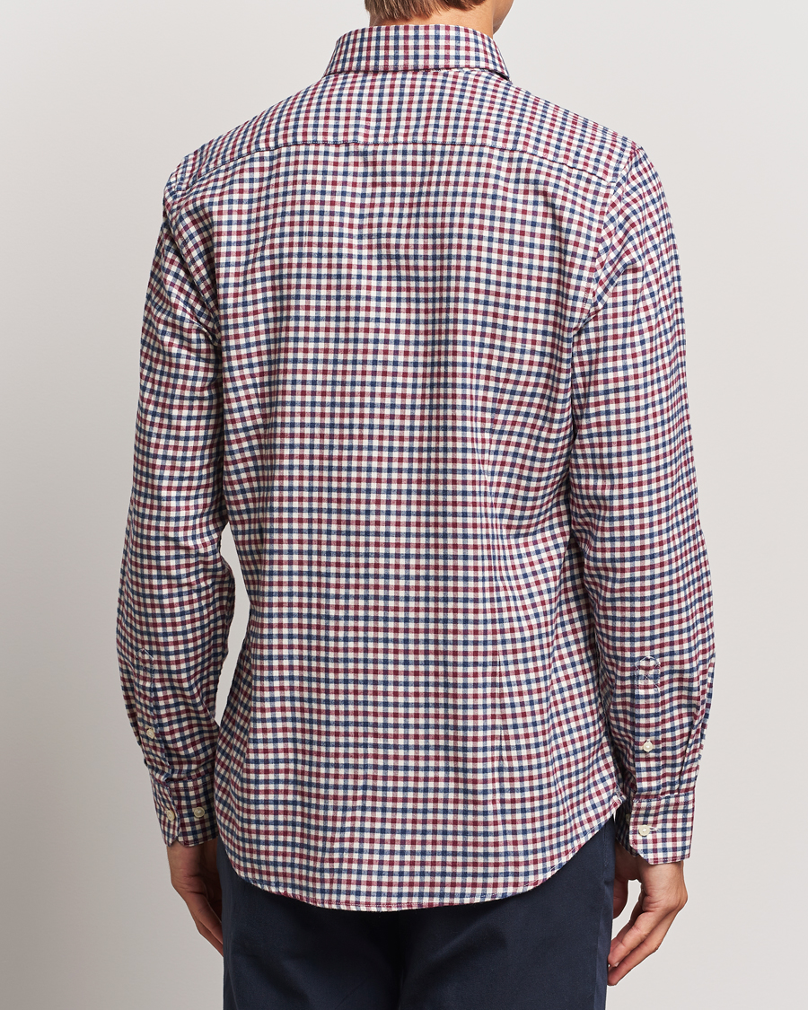 Barbour Lifestyle Finkle Gingham Flannel Shirt Merlot