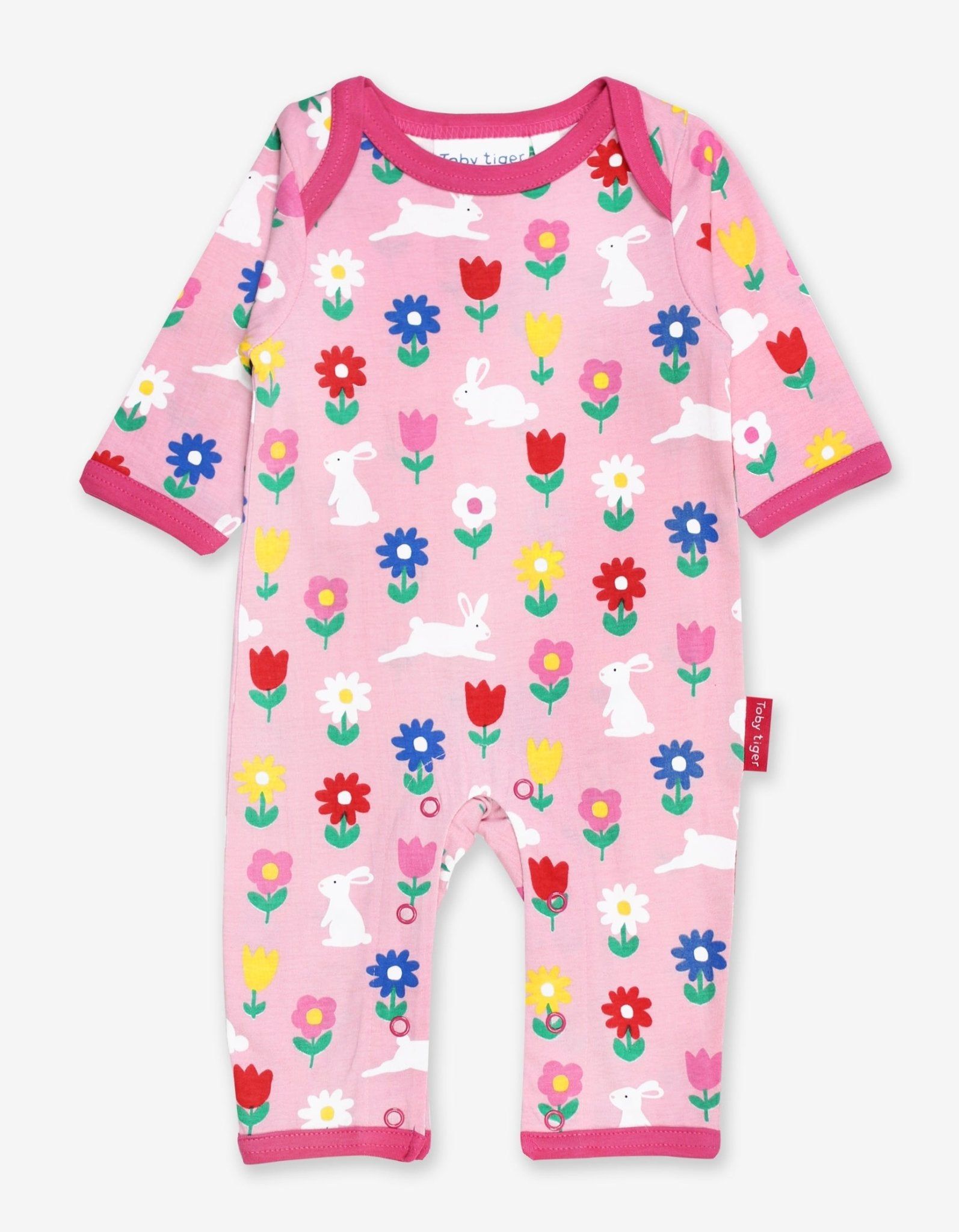 Toby Tiger Schlafanzug mit Hasen Print