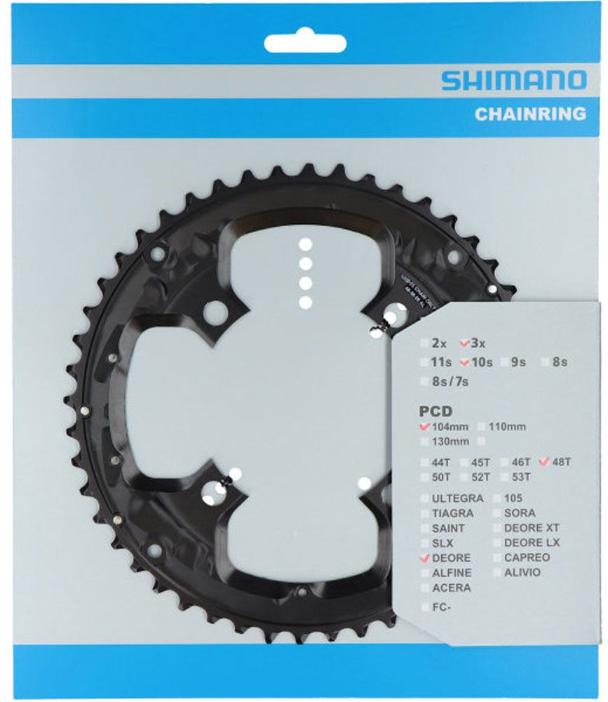 Shimano FC-T6010 Kettenblatt 48 Zähne für Kettenschutzring kaufen | Bike-Discount