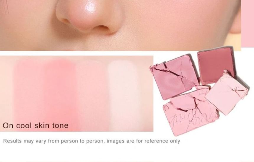 Judydoll - 4-kleuren blush- en highlightpalet (1-3)