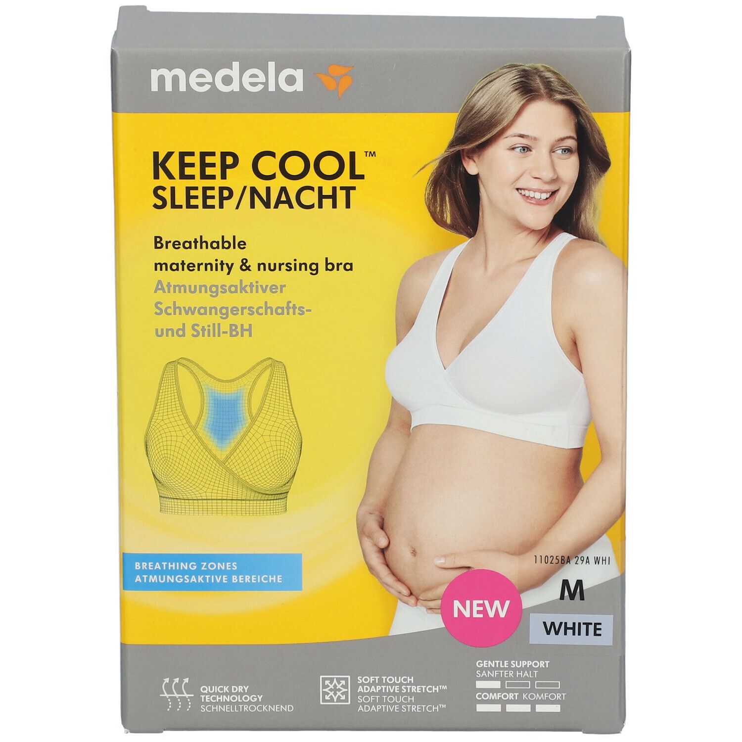 medela Keep Cool Schlaf Bustier Gr. M weiß